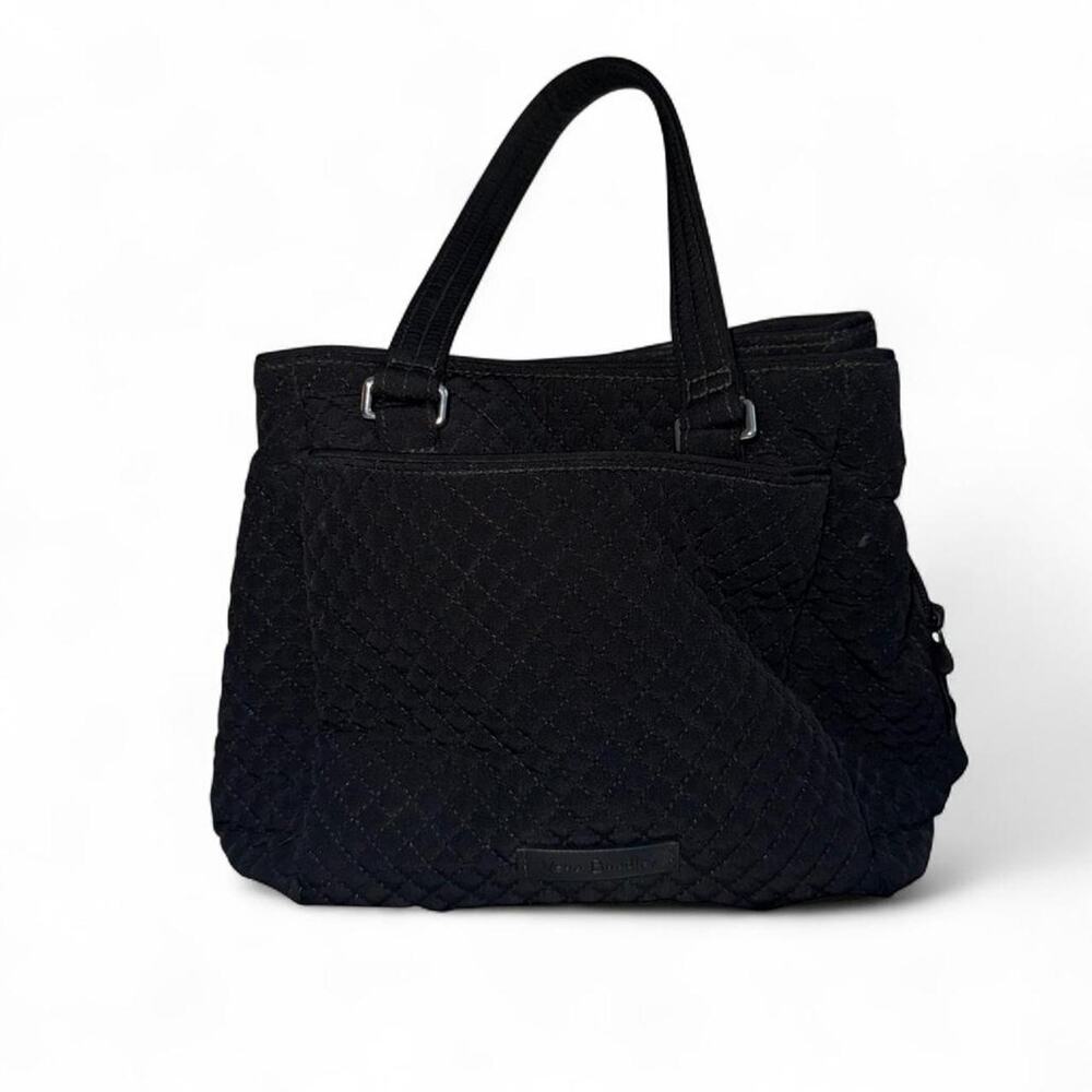 Vera Bradley Microfiber Quilted Satchel Capsule Mini Bag Recycled Cotton